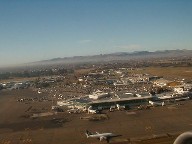 ニュージーランドへの道 クライストチャーチ空港上空